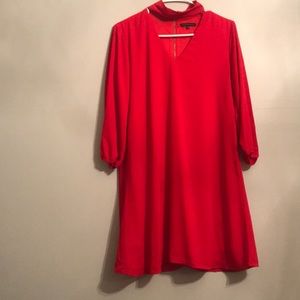 Red Shapeless Dress
